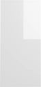 vidaXL - Bureau - 102,5x35x75 - cm - bewerkt - hout - hoogglans - wit