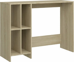 vidaXL - Bureau - 102,5x35x75 - cm - bewerkt - hout - sonoma - eikenkleurig