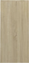 vidaXL - Bureau - 102,5x35x75 - cm - bewerkt - hout - sonoma - eikenkleurig
