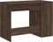 vidaXL - Bureau - 102x50x75 - cm - bewerkt - hout - bruin - eikenkleurig