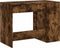 vidaXL - Bureau - 102x50x75 - cm - bewerkt - hout - gerookt - eikenkleurig