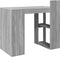 vidaXL - Bureau - 103,5x56,5x94 - cm - bewerkt - hout - grijs - sonoma - eikenkleurig