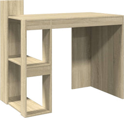 vidaXL - Bureau - 103,5x56,5x94 - cm - bewerkt - hout - sonoma - eikenkleurig