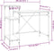 vidaXL - Bureau - 105x50x90 - cm - bewerkt - hout - en - ijzer - gerookt - eikenkleur