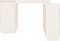 vidaXL - Bureau - 110x50x75 - cm - massief - grenenhout - wit