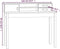 vidaXL - Bureau - 110x50x93 - cm - massief - grenenhout - honingbruin