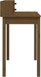 vidaXL - Bureau - 110x50x93 - cm - massief - grenenhout - honingbruin
