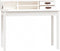 vidaXL - Bureau - 110x50x93 - cm - massief - grenenhout - wit