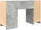 vidaXL - Bureau - 120x42x76 - cm - spaanplaat - betongrijs