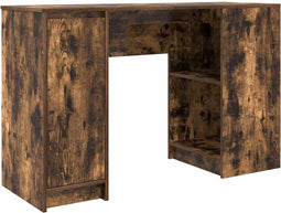 vidaXL - Bureau - 120x42x76 - cm - spaanplaat - gerookt - eikenkleurig