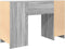 vidaXL - Bureau - 120x42x76 - cm - spaanplaat - grijs - sonoma