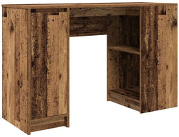 vidaXL - Bureau - 120x42x76 - cm - spaanplaat - oud - hout