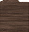 vidaXL - Bureau - 123,5x73,5x75 - cm - bewerkt - hout - bruin - eikenkleurig