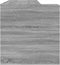 vidaXL - Bureau - 123,5x73,5x75 - cm - bewerkt - hout - grijs - sonoma - eikenkleurig