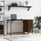 vidaXL - Bureau - 131x48x75 - cm - bewerkt - hout - bruin - eikenkleur