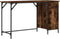 vidaXL - Bureau - 131x48x75 - cm - bewerkt - hout - gerookt - eikenkleurig