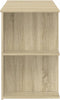 vidaXL - Bureau - 140x50x75 - cm - bewerkt - hout - sonoma - eikenkleurig
