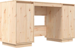 vidaXL - Bureau - 140x50x75 - cm - massief - grenenhout