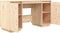 vidaXL - Bureau - 140x50x75 - cm - massief - grenenhout