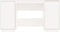 vidaXL - Bureau - 140x50x75 - cm - massief - grenenhout - wit