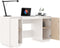 vidaXL - Bureau - 140x50x75 - cm - massief - grenenhout - wit