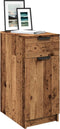 vidaXL - Bureau - 33x50x75 - cm - bewerkt - hout - oud - houtkleurig