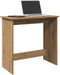vidaXL - Bureau - 80x40x75 - cm - bewerkt - hout - artisanaal - eikenkleurig