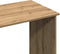 vidaXL - Bureau - 80x40x75 - cm - bewerkt - hout - artisanaal - eikenkleurig