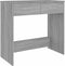 vidaXL - Bureau - 80x40x75 - cm - bewerkt - hout - grijs - sonoma - eikenkleurig