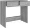 vidaXL - Bureau - 80x40x75 - cm - bewerkt - hout - grijs - sonoma - eikenkleurig