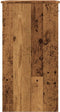 vidaXL - Bureau - 80x40x75 - cm - bewerkt - hout - oud - houtkleurig