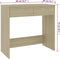vidaXL - Bureau - 80x40x75 - cm - bewerkt - hout - sonoma - eikenkleurig
