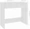 vidaXL - Bureau - 80x40x75 - cm - bewerkt - hout - wit