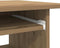 vidaXL - Bureau - 80x45x74 - cm - bewerkt - hout - artisanaal - eikenkleur