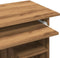 vidaXL - Bureau - 80x45x74 - cm - bewerkt - hout - artisanaal - eikenkleur