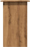 vidaXL - Bureau - 80x45x74 - cm - bewerkt - hout - artisanaal - eikenkleur