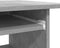 vidaXL - Bureau - 80x45x74 - cm - bewerkt - hout - betongrijs