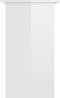 vidaXL - Bureau - 80x45x74 - cm - bewerkt - hout - hoogglans - wit