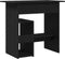 vidaXL - Bureau - 80x45x74 - cm - spaanplaat - zwart - eikenkleurig