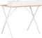 vidaXL - Bureau - 80x50x84 - cm - wit - en - natuurlijk