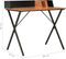 vidaXL - Bureau - 80x50x84 - cm - zwart - en - bruin
