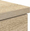 vidaXL - Bureau - 86x49x76 - cm - spaanplaat - sonoma - eikenkleurig