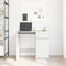vidaXL - Bureau - 86x49x76 - cm - spaanplaat - wit