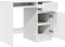 vidaXL - Bureau - 86x49x76 - cm - spaanplaat - wit