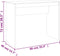 vidaXL - Bureau - 90x40x72 - cm - bewerkt - hout - betongrijs