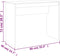 vidaXL - Bureau - 90x40x72 - cm - bewerkt - hout - bruin - eikenkleur