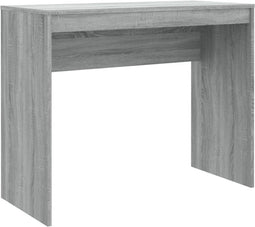 vidaXL - Bureau - 90x40x72 - cm - bewerkt - hout - grijs - sonoma - eikenkleurig