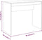 vidaXL - Bureau - 90x40x72 - cm - bewerkt - hout - grijs - sonoma - eikenkleurig