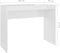 vidaXL - Bureau - 90x40x72 - cm - bewerkt - hout - hoogglans - wit