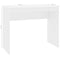 vidaXL - Bureau - 90x40x72 - cm - bewerkt - hout - hoogglans - wit